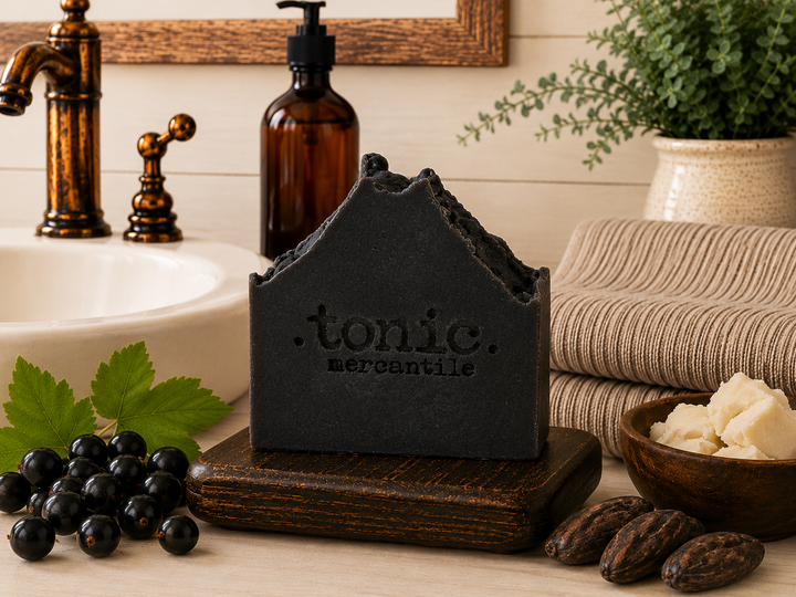 Black Currant Charcoal Soap Bar