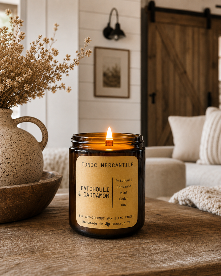 Patchouli &amp; Cardamom Candle