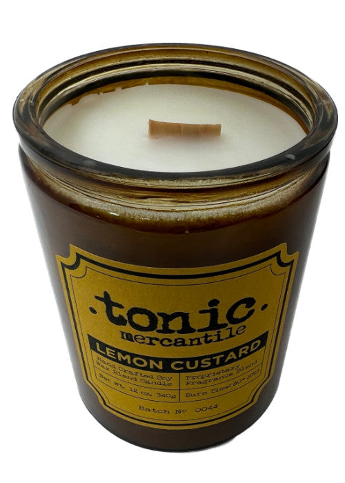 Lemon Custard Candle - 12oz - Tonic Mercantile