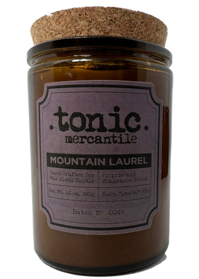 Mountain Laurel Candle - 12oz - Tonic Mercantile