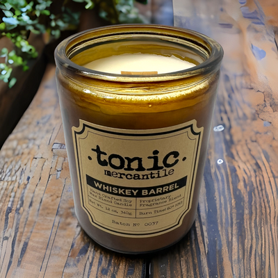 Whiskey Barrel Candle - 12oz