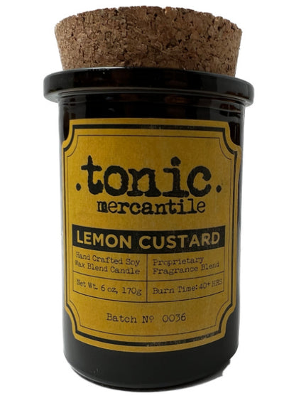 Lemon Custard Candle - 6oz - Tonic Mercantile