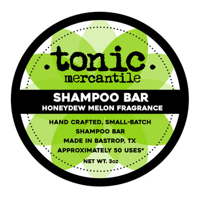 Honeydew Melon Shampoo Bar - Tonic Mercantile