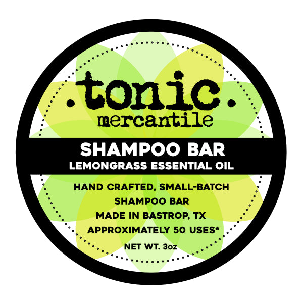 Lemongrass Shampoo Bar - Tonic Mercantile