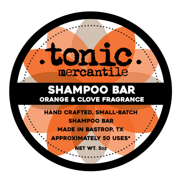 Orange & Clove Shampoo Bar - Tonic Mercantile