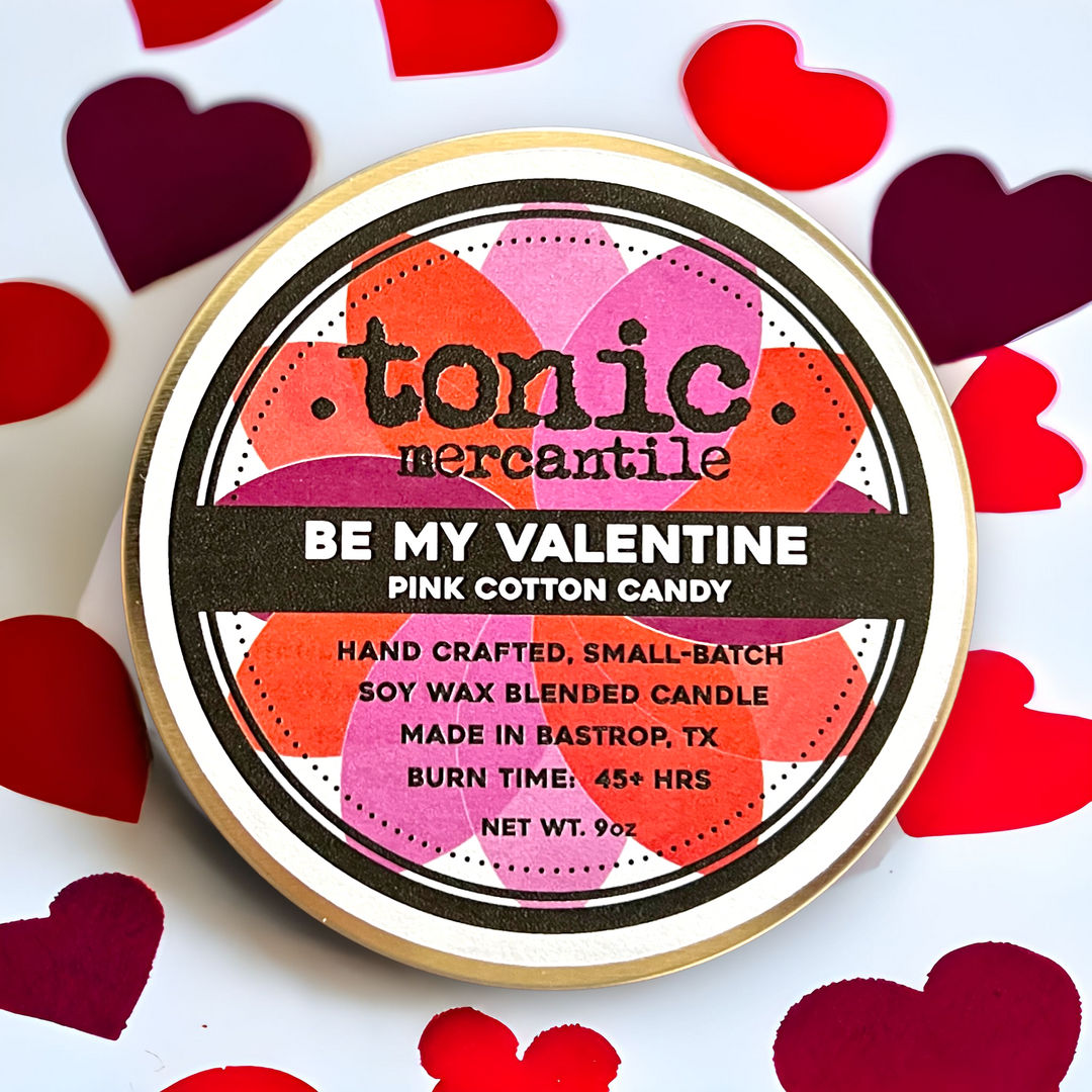 Be My Valentine's Day Marbled Candle - 9oz