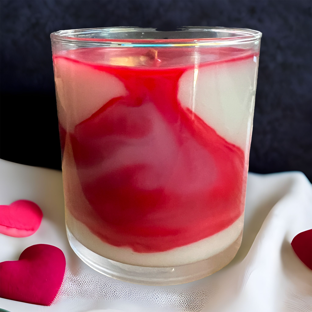 Be My Valentine's Day Marbled Candle - 9oz