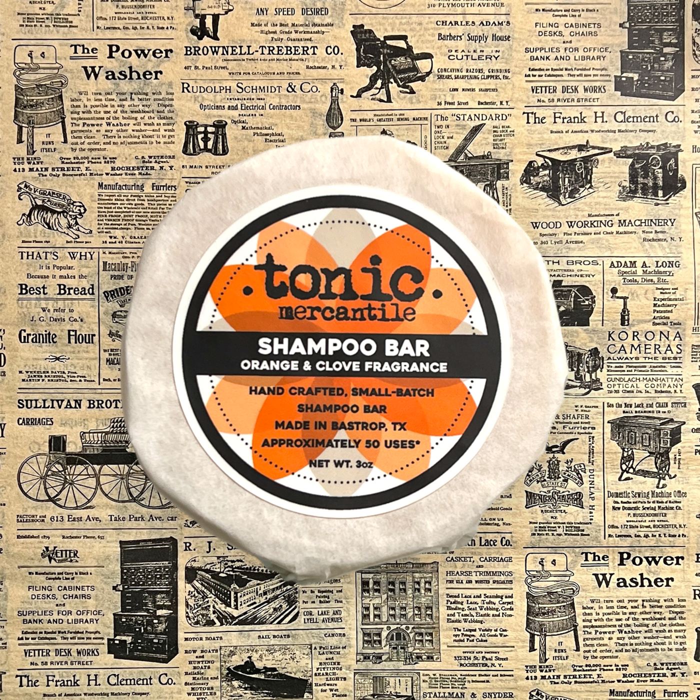 Orange & Clove Shampoo Bar