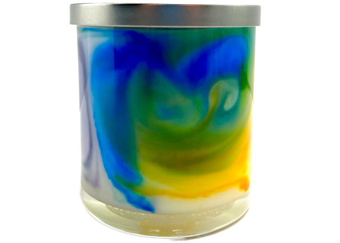 Loopy Fruit Tie Dye Color Swirl Candle - 9oz - Tonic Mercantile